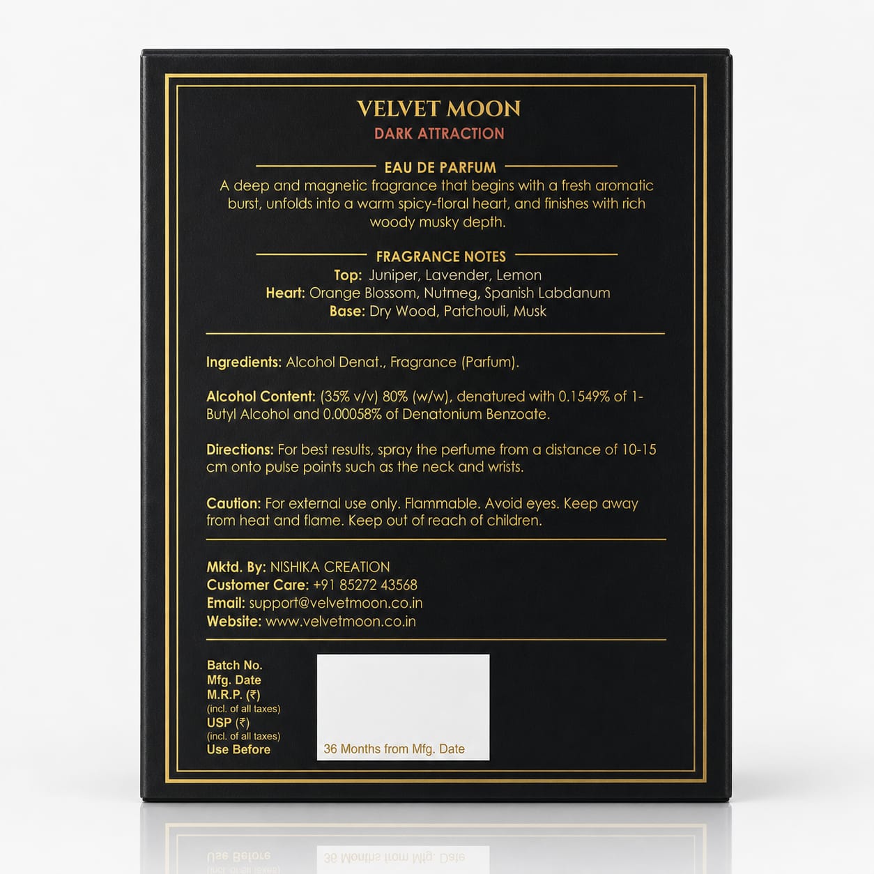 Velvet Moon Dark Attraction Eau De Parfum